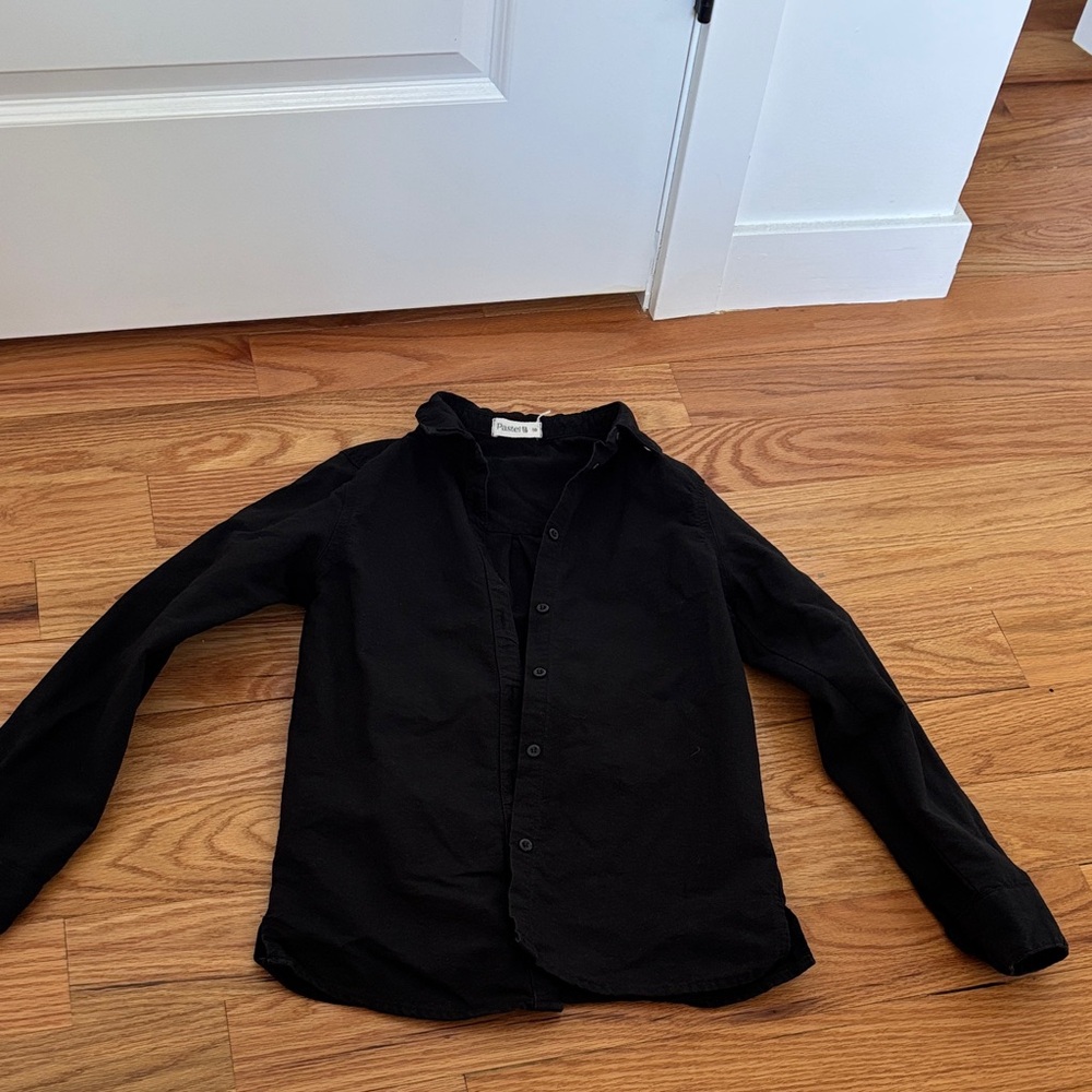 Black button down dress shirt